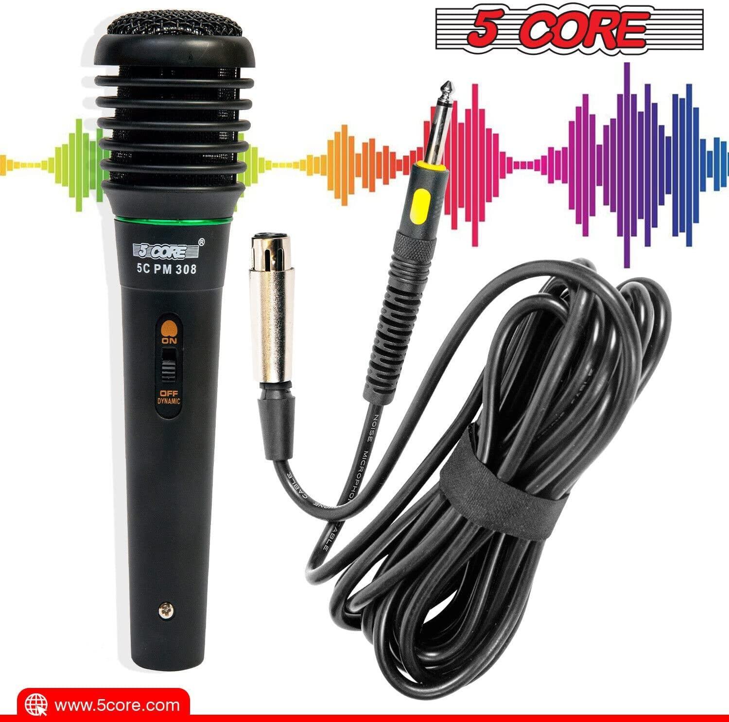 Cardioid Microphone with 12ft XLR Connector 308P - VirtuousWares:Global