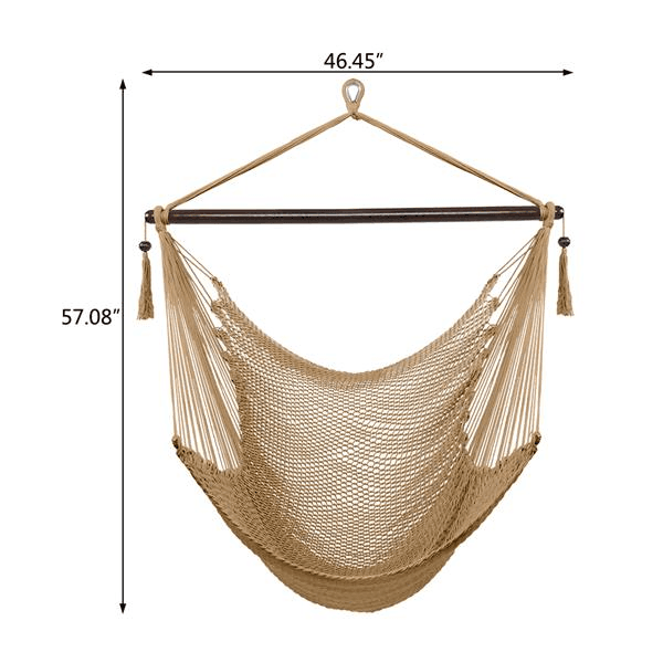 Caribbean Large Hammock Chair Swing Seat Hanging Chair - VirtuousWares:Global