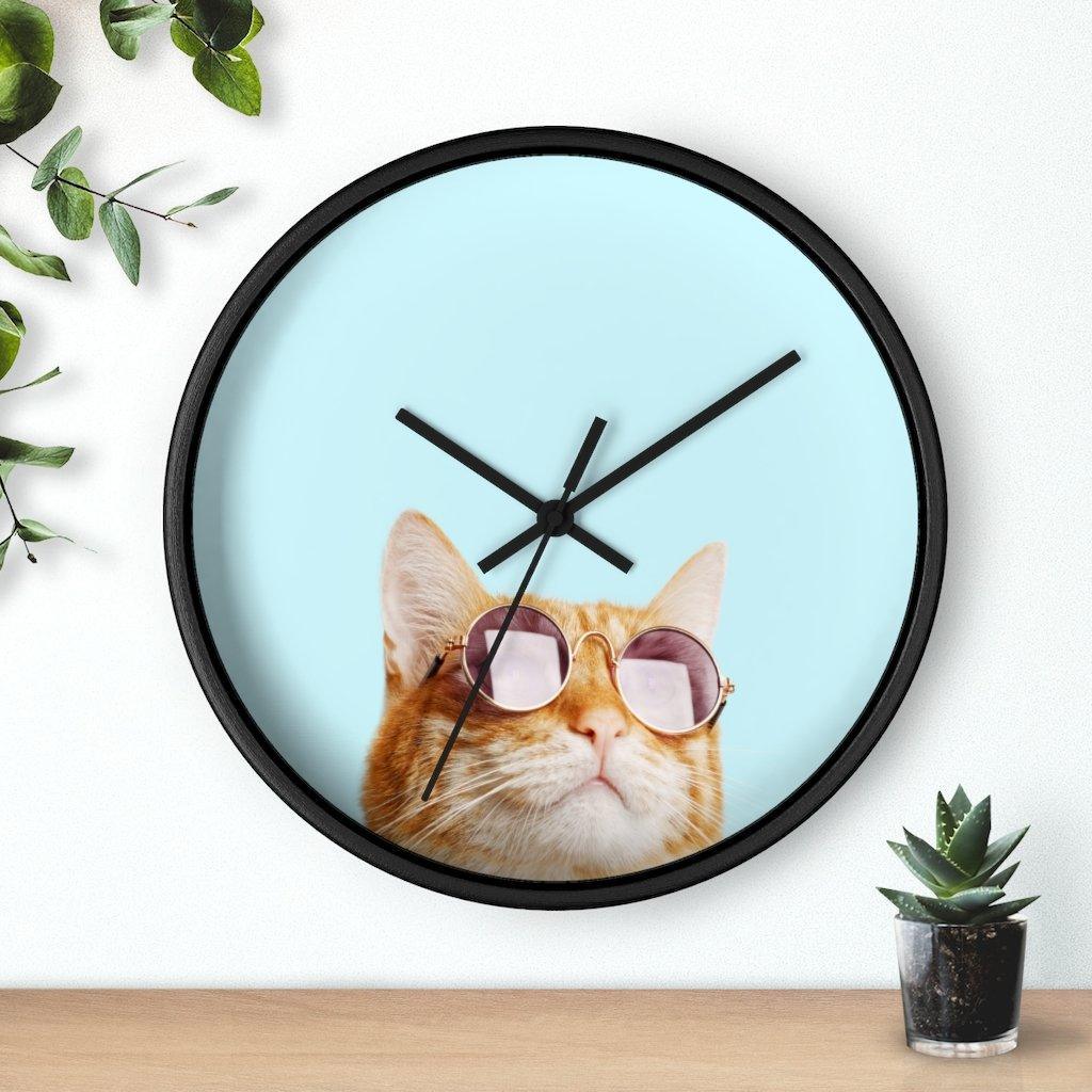 Cat is Alway's Right Wall clock - VirtuousWares:Global