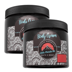 Cedar Mountain Mandarin & Lily Scented Luxury Marula Oil Body Cream, - VirtuousWares:Global