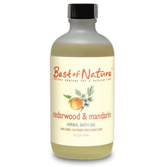 Cedarwood & Mandarin Bath Oil - VirtuousWares:Global