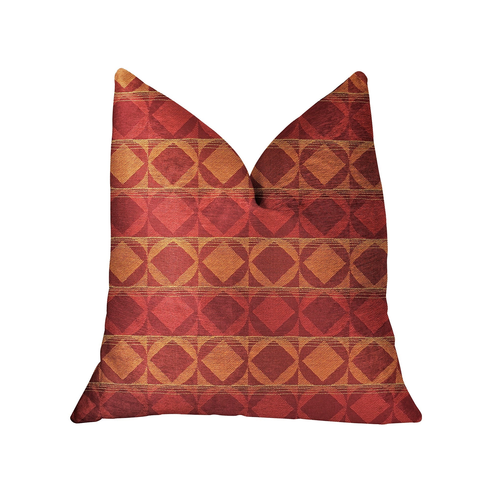 Celestial Red and Orange Luxury Throw Pillow - VirtuousWares:Global