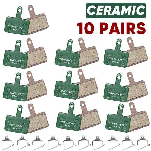 Ceramic Brake Pads BUCKLOS MTB Bike Hydarulic Disc Brake Pads For - VirtuousWares:Global