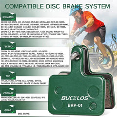 Ceramic Brake Pads BUCKLOS MTB Bike Hydarulic Disc Brake Pads For - VirtuousWares:Global