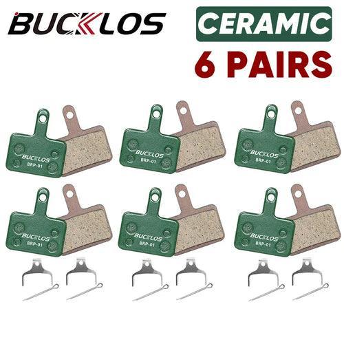 Ceramic Brake Pads BUCKLOS MTB Bike Hydarulic Disc Brake Pads For - VirtuousWares:Global