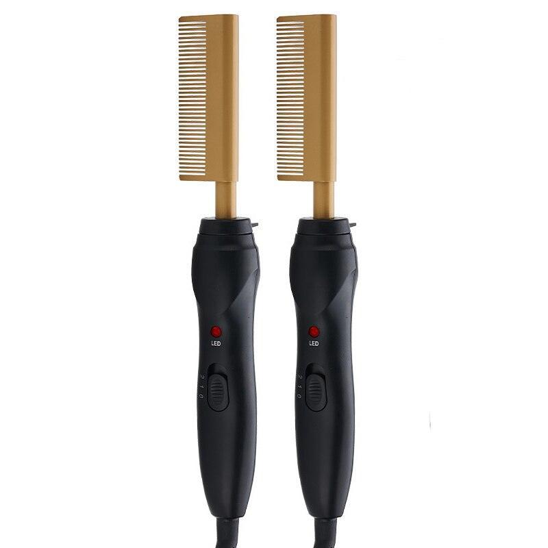 Ceramic Electric Hot Comb Hair Dryer Brush and Auto Shut Off Black - VirtuousWares:Global