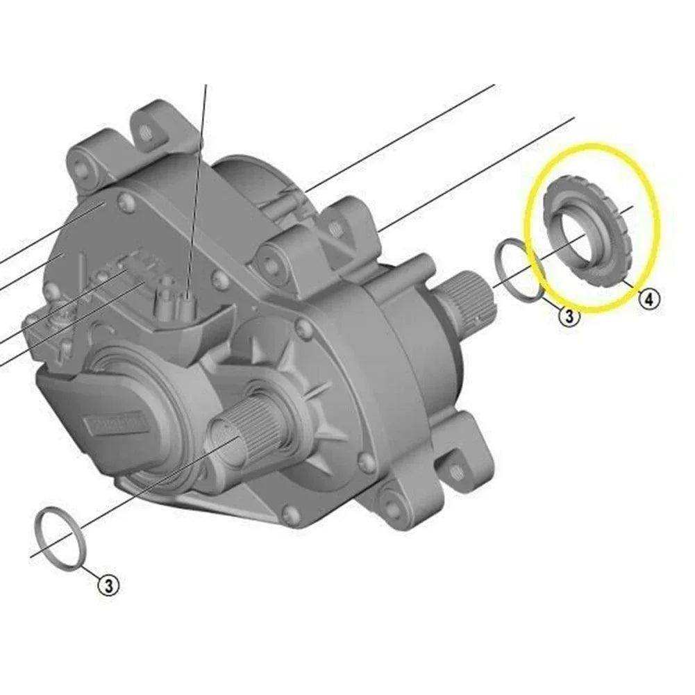 Chainring Locking Cover For-Shimano Bike MID-Motor 20g/10g/12g - VirtuousWares:Global
