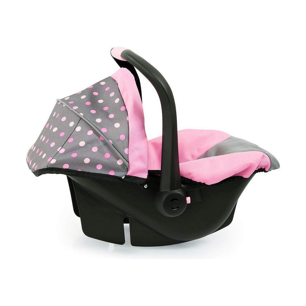 Chair for Dolls Reig Deluxe Grey Car Pink - VirtuousWares:Global