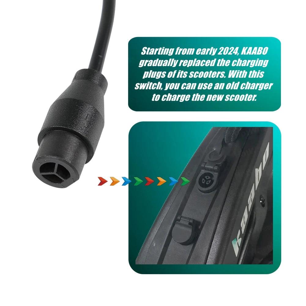 Charger Socket Adapter for KAABO Wolf King GTR Mantis GT Electric - VirtuousWares:Global