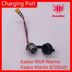 Charging Port With Cover Charger Cables Original Parts for Kaabo Wolf - VirtuousWares:Global