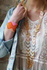Chevron D'or Necklace - VirtuousWares:Global