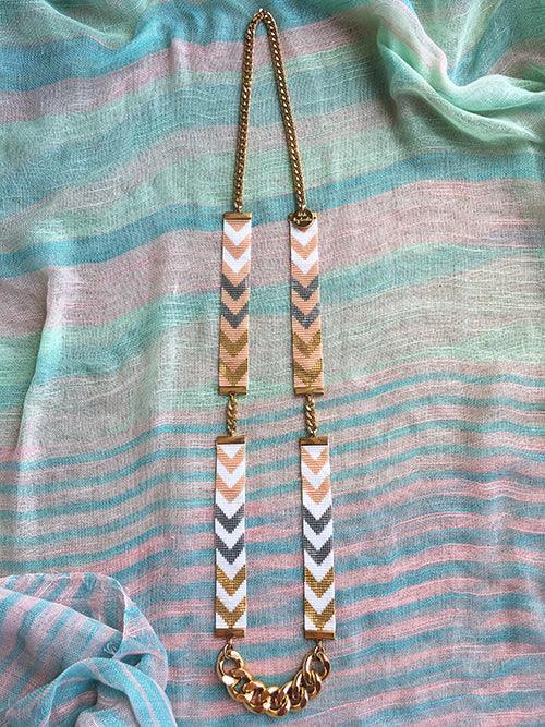Chevron D'or Necklace - VirtuousWares:Global