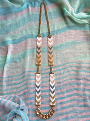 Chevron D'or Necklace - VirtuousWares:Global