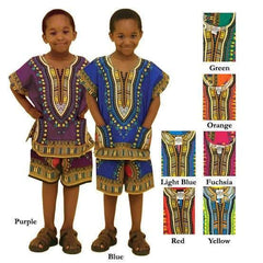 Children Dashiki Suit / Dashiki African Clothing - VirtuousWares:Global