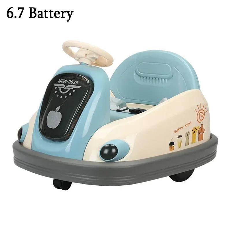 Children's Electric Bumper Car Baby Bumper Car Outdoor Drift Car Rotating Kart 1-8 Years Old Baby Can Sit Charging Baby Ride Toy - VirtuousWares:Global