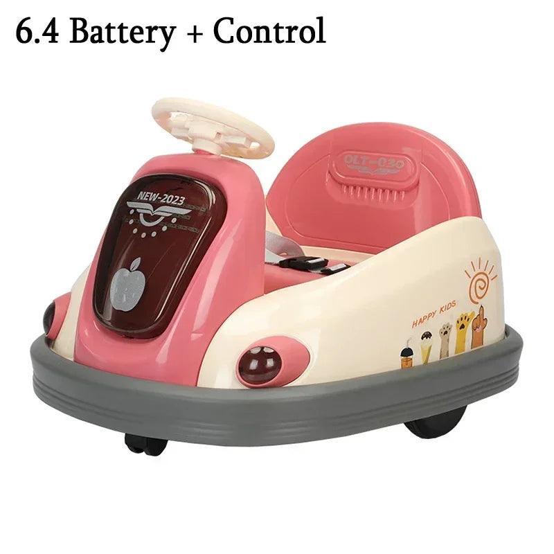 Children's Electric Bumper Car Baby Bumper Car Outdoor Drift Car Rotating Kart 1-8 Years Old Baby Can Sit Charging Baby Ride Toy - VirtuousWares:Global