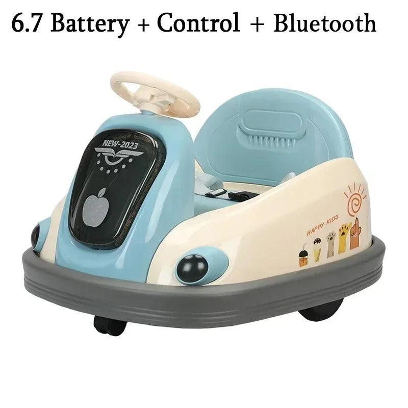 Children's Electric Bumper Car Baby Bumper Car Outdoor Drift Car Rotating Kart 1-8 Years Old Baby Can Sit Charging Baby Ride Toy - VirtuousWares:Global