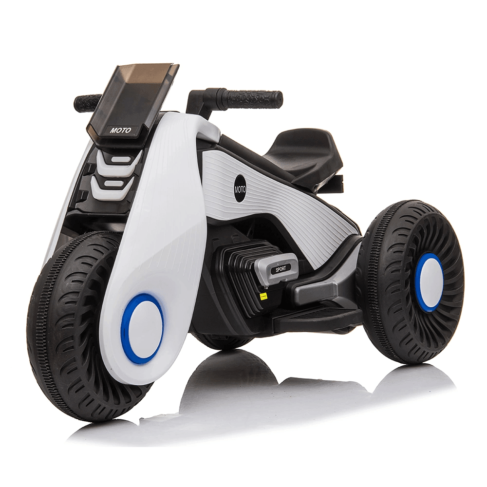 Children's Electric Motorcycle 3 Wheels Double Drive With Music - VirtuousWares:Global
