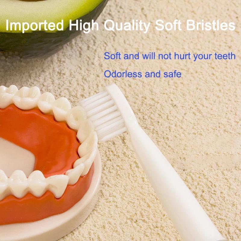 Children Sonic Electric Toothbrush With 4 Replace Brush Heads Kids - VirtuousWares:Global