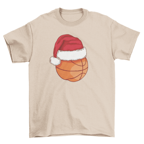 Christmas basketball t-shirt - VirtuousWares:Global