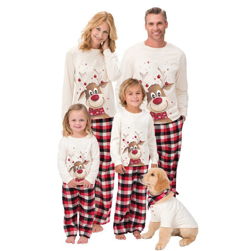 Christmas Family Matching Pajamas Set Deer Adult Kid Family Matching C - VirtuousWares:Global