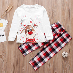 Christmas Family Matching Pajamas Set Deer Adult Kid Family Matching C - VirtuousWares:Global