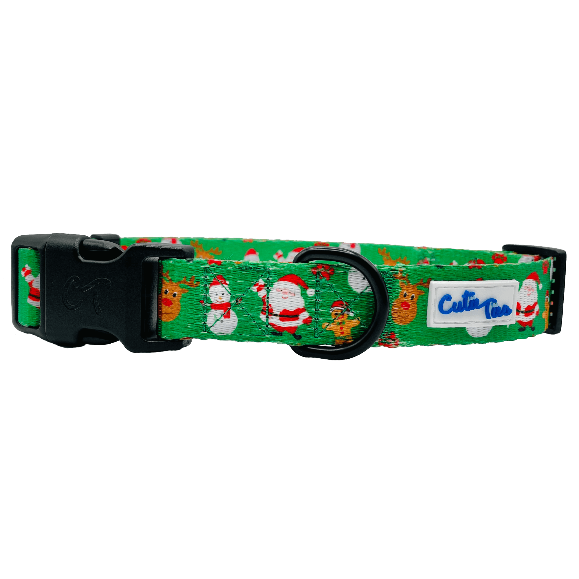 Christmas Festive Green Holiday Dog Collar - VirtuousWares:Global