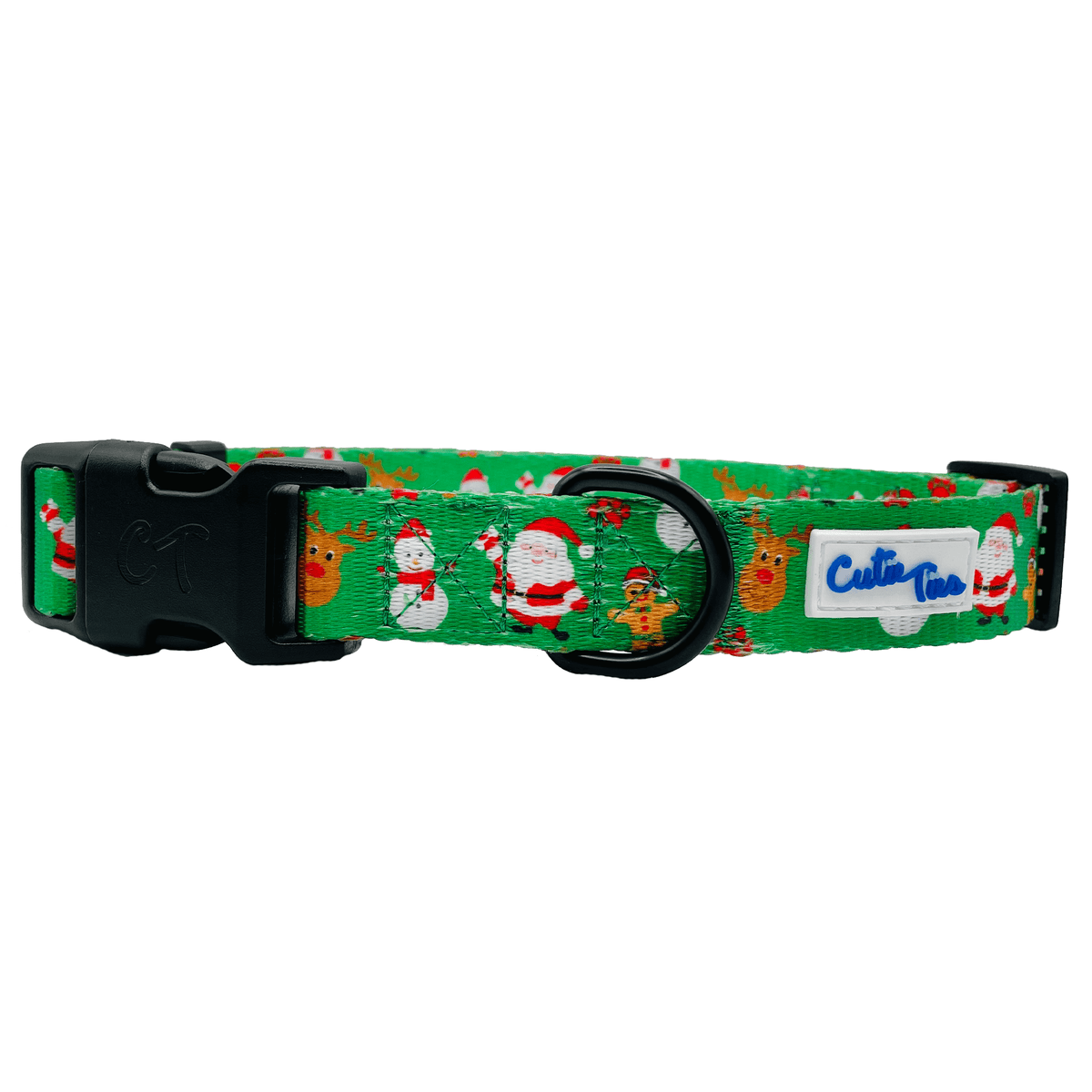 Christmas Festive Green Holiday Dog Collar - VirtuousWares:Global