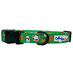 Christmas Festive Green Holiday Dog Collar - VirtuousWares:Global