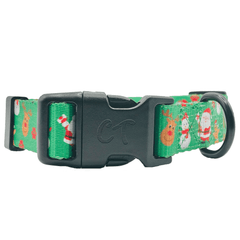 Christmas Festive Green Holiday Dog Collar - VirtuousWares:Global