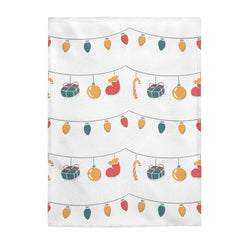 Christmas Lights Plush Blanket Throw - VirtuousWares:Global