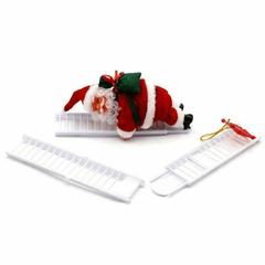 Christmas Music Santa Claus Electric Climbing Xmas Tree Decor Ornament - VirtuousWares:Global