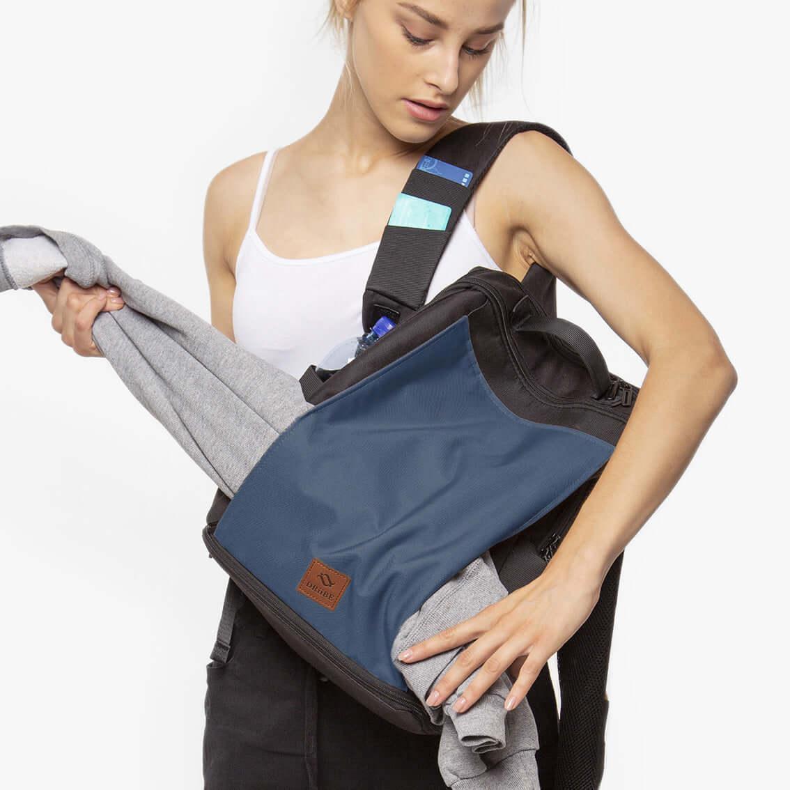 CITYC Laptop 2 in 1 Backpack Navy Blue - VirtuousWares:Global