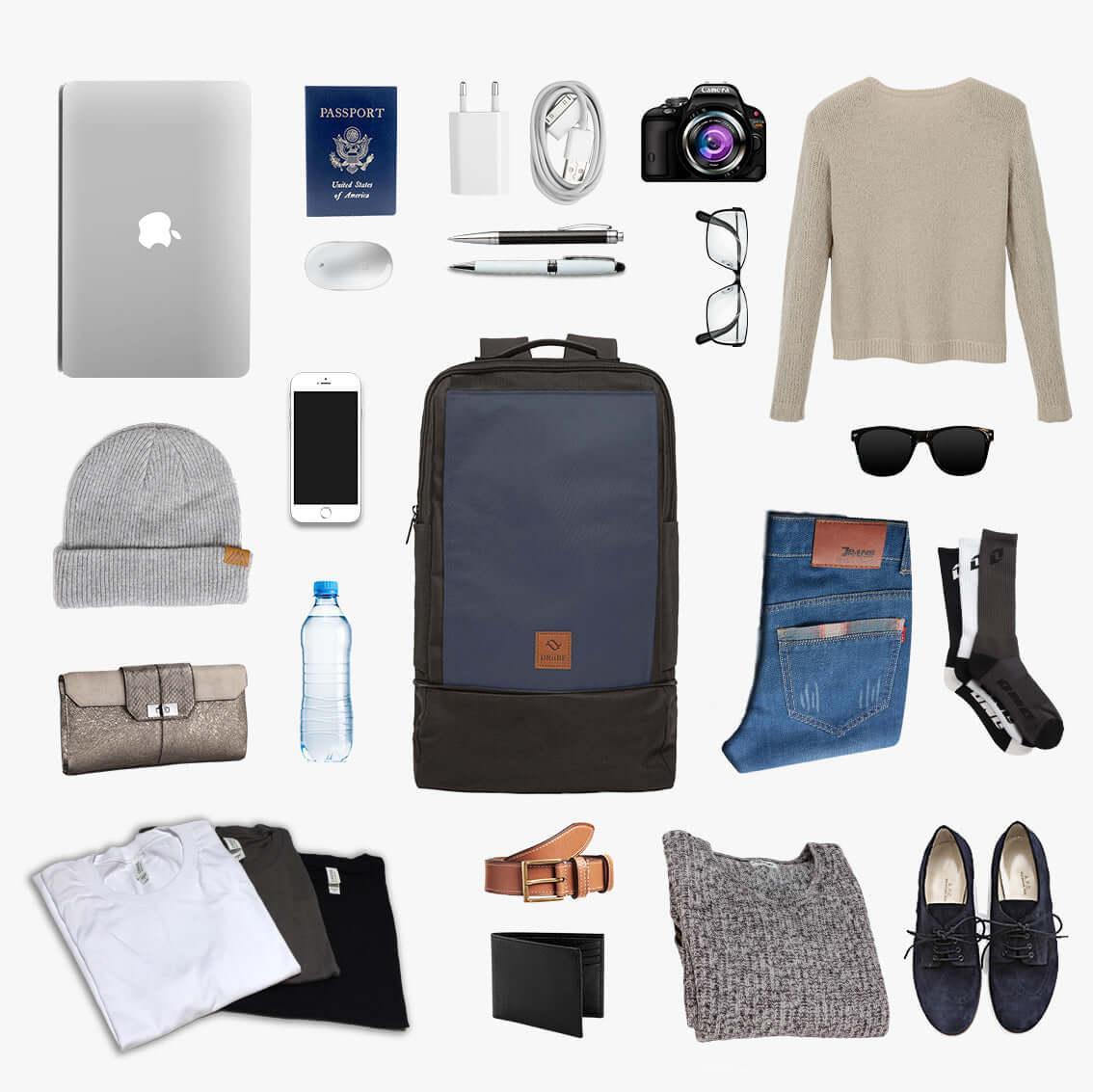 CITYC Laptop 2 in 1 Backpack Navy Blue - VirtuousWares:Global