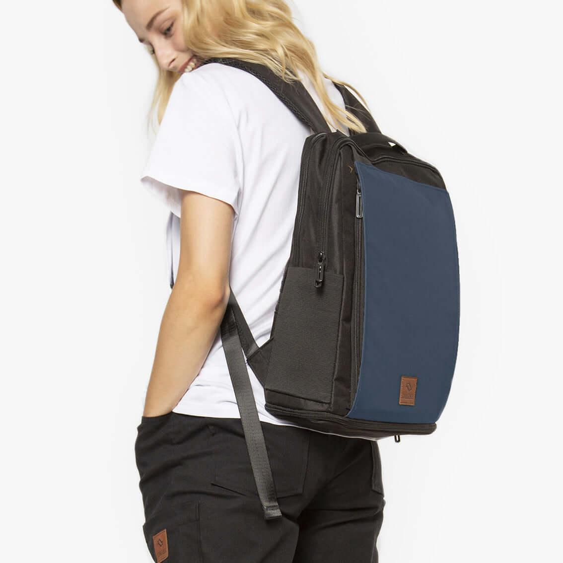 CITYC Laptop 2 in 1 Backpack Navy Blue - VirtuousWares:Global