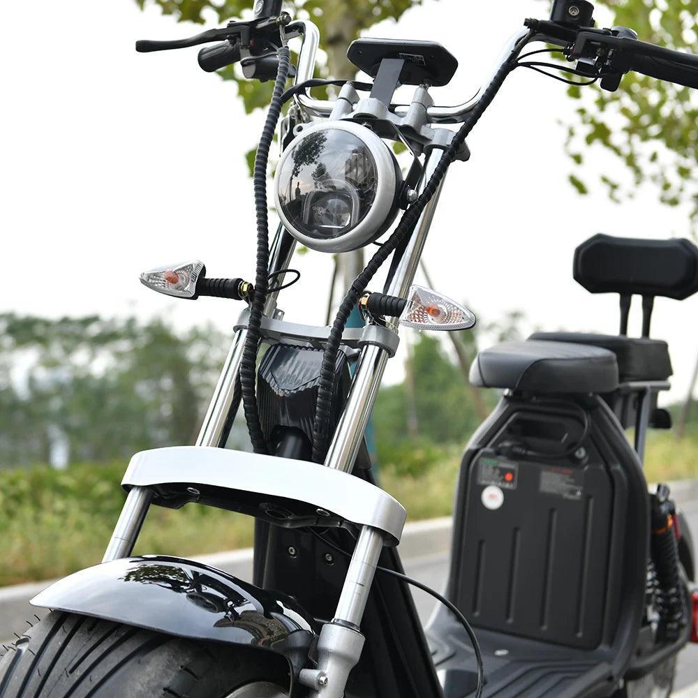 Citycoco Electric Scooter 4000W Powerful Motor Max Speed 70-80KM/H 60V25AH Battery Charging Mileage 40-60KM Max Load 250KG - VirtuousWares:Global