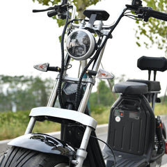 Citycoco Electric Scooter 4000W Powerful Motor Max Speed 70-80KM/H 60V25AH Battery Charging Mileage 40-60KM Max Load 250KG - VirtuousWares:Global