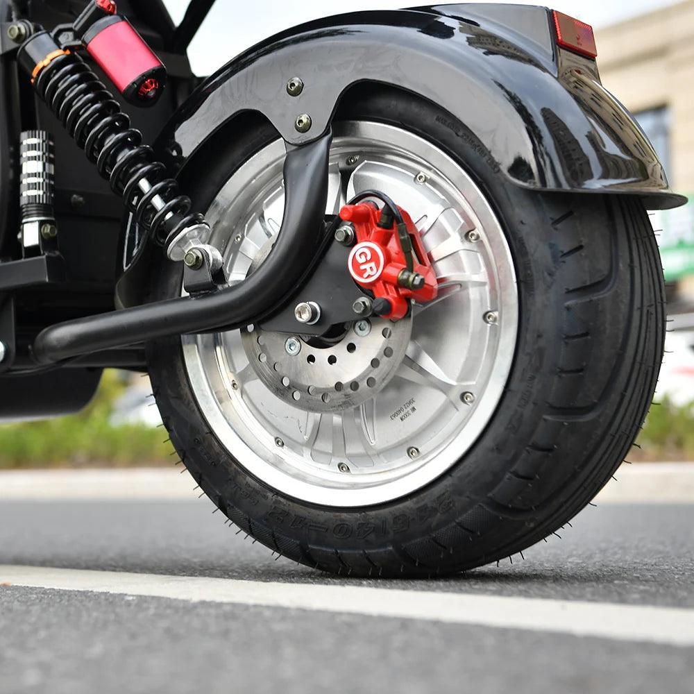 Citycoco Electric Scooter 4000W Powerful Motor Max Speed 70-80KM/H 60V25AH Battery Charging Mileage 40-60KM Max Load 250KG - VirtuousWares:Global