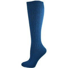 Classic Cable Knit Acrylic Knee High Socks 3 Pair Pack - VirtuousWares:Global