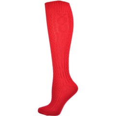 Classic Cable Knit Acrylic Knee High Socks 3 Pair Pack - VirtuousWares:Global