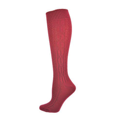 Classic Cable Knit Acrylic Knee High Socks 3 Pair Pack - VirtuousWares:Global