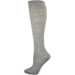 Classic Cable Knit Acrylic Knee High Socks 3 Pair Pack - VirtuousWares:Global