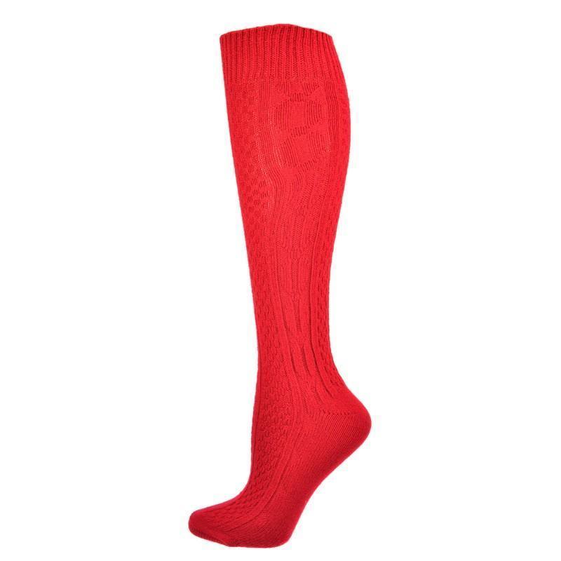 Classic Cable Knit Acrylic Knee High Socks 3 Pair Pack - VirtuousWares:Global