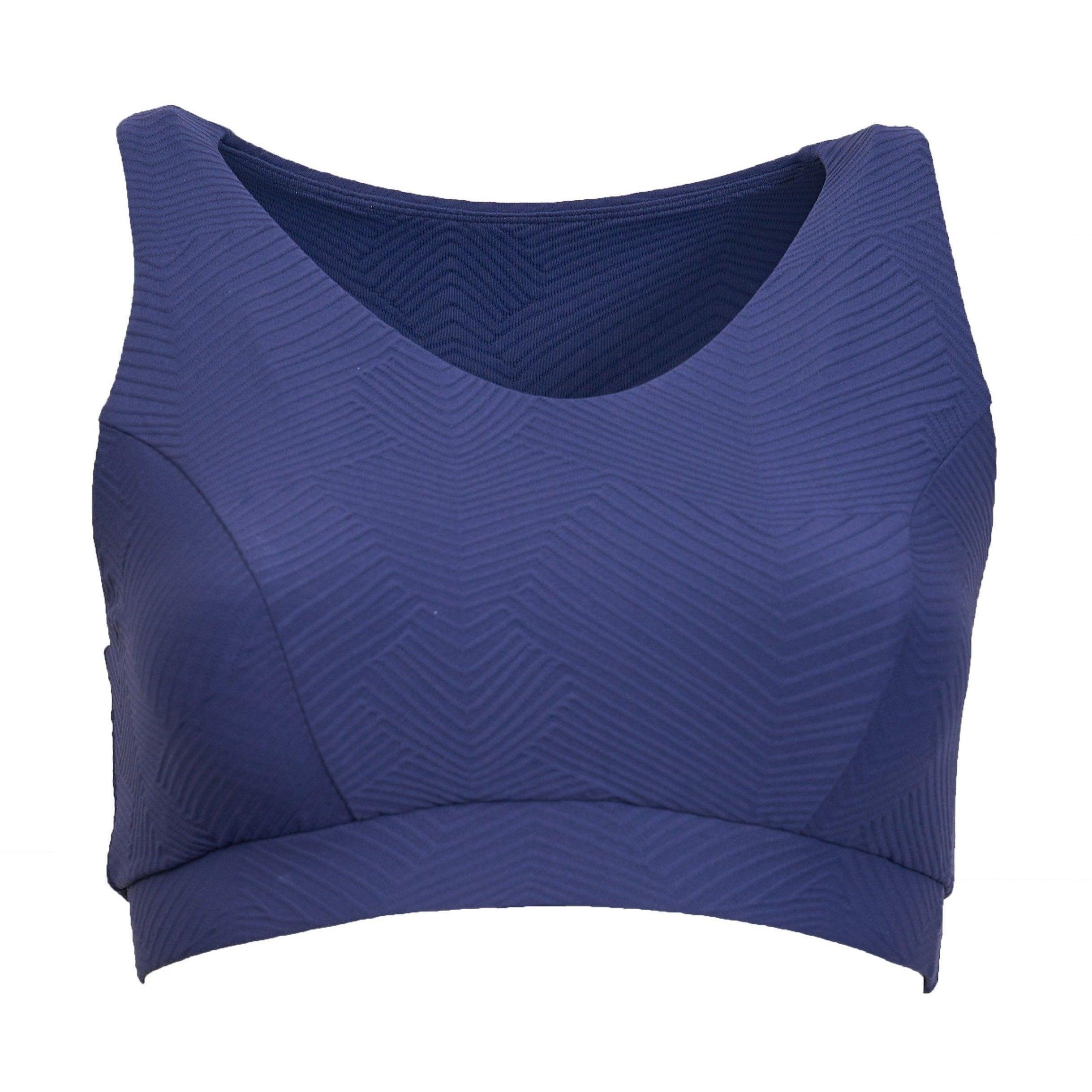 Classic Performance Bra Top - Ink Ridges Pattern - VirtuousWares:Global