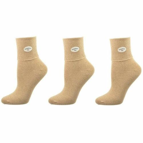 Classic Ribbed Single Cuff Pima Cotton 3 Pairs School Uniform Socks - VirtuousWares:Global
