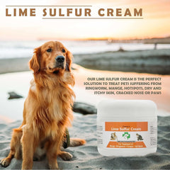 Classic's Lime Sulfur Pet Skin Cream Pet Care and Veterinary Treatment - VirtuousWares:Global