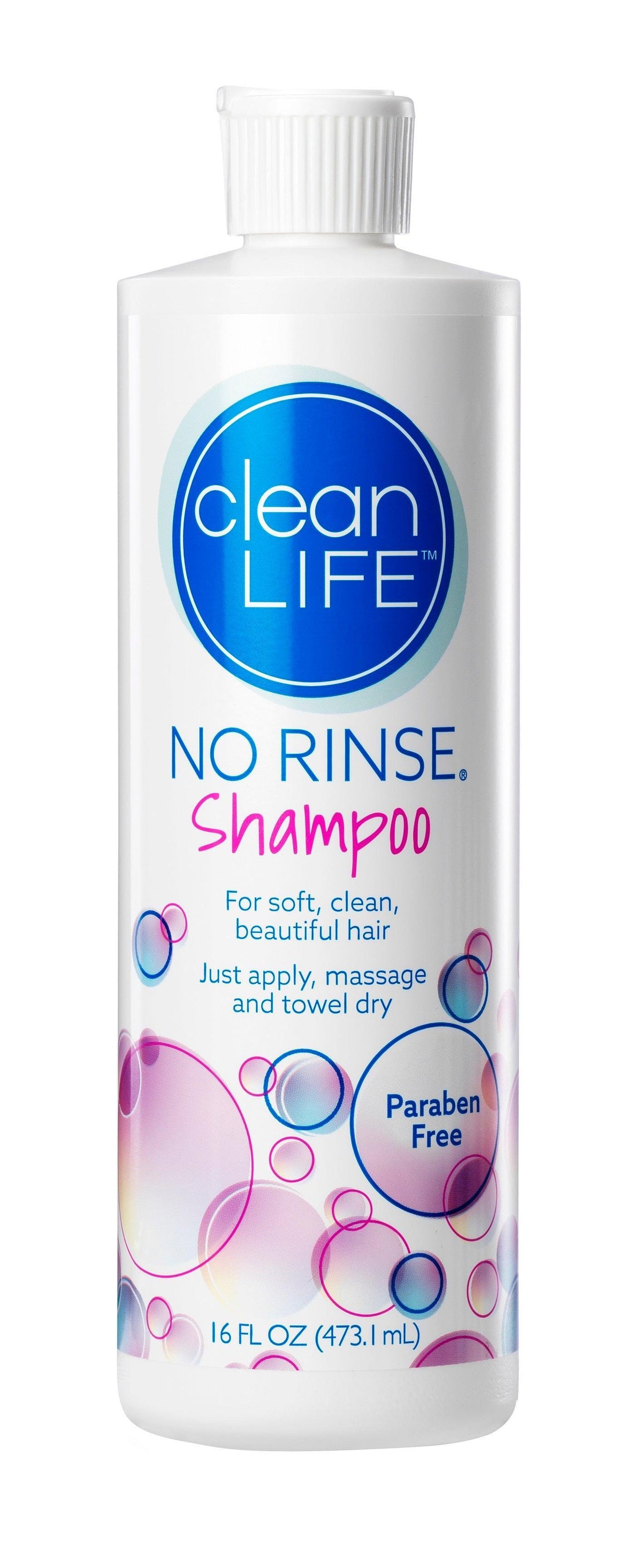 Cleanlife 00200 No Rinse Shampoo 16 oz. 12 per Case - VirtuousWares:Global