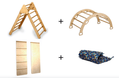 Climbing Triangle, Arch, Blue Pillow, Ladder Ramp - VirtuousWares:Global
