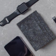 Coconut Leather Card Holder - Dark Indigo - VirtuousWares:Global
