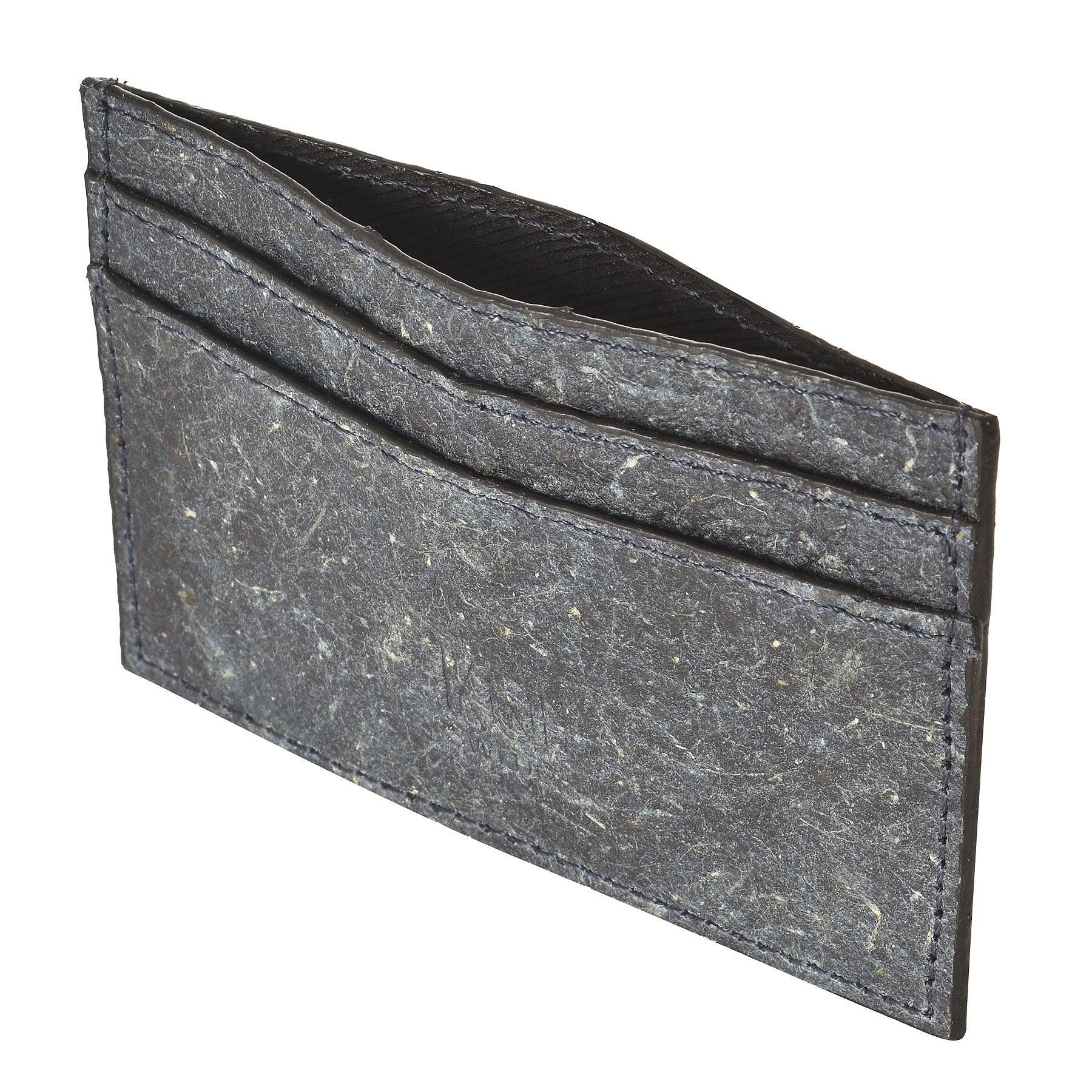 Coconut Leather Card Holder - Dark Indigo - VirtuousWares:Global